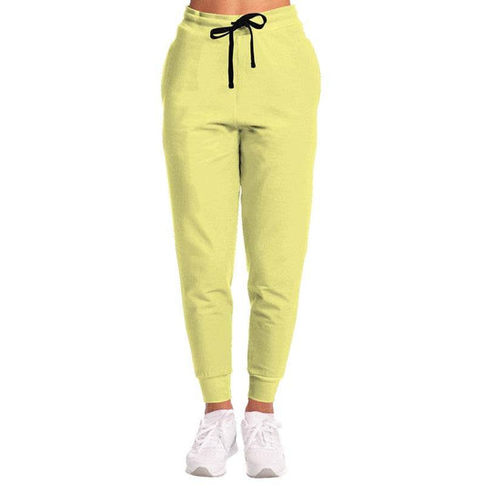 Pastel Yellow Joggers (LY2-ME-LI) - Woman Front