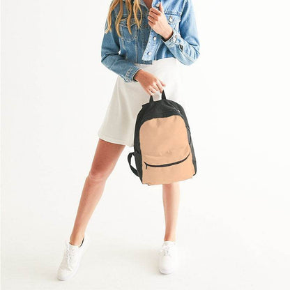 Peach Canvas Backpack (O-MU-LI) - Woman