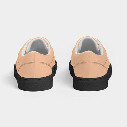 Peach Men's Canvas Sneakers (O-MU-LI) - Back