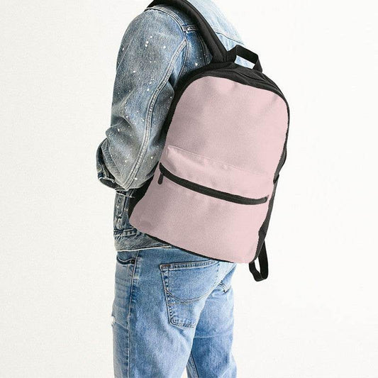 Pearl Pink Canvas Backpack (RPI2-NE-LI) - Man Back CloseUp