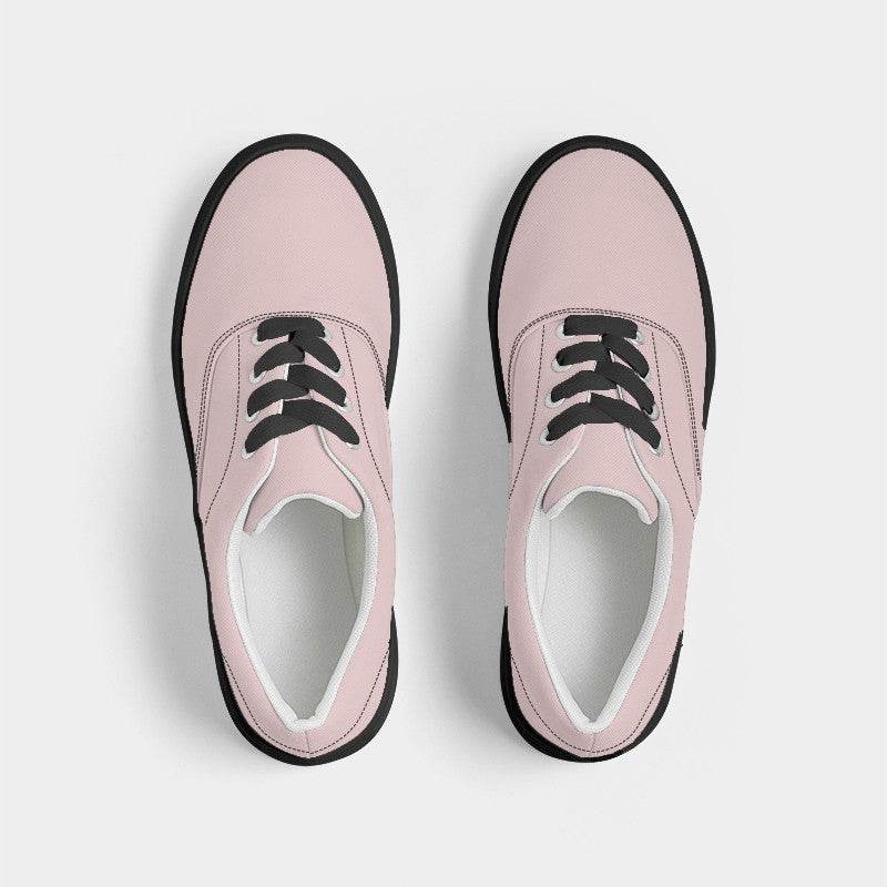 Pearl Pink Men's Canvas Sneakers (RPI2-NE-LI) - Top
