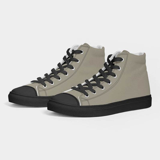 Pearl Women's High-Top Canvas Sneakers (Y-NE-ML) - Side 3