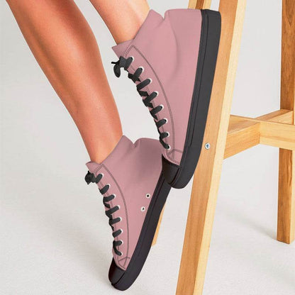 Peony Women's High-Top Canvas Sneakers (RPI2-FM-LG) - Woman CloseUp