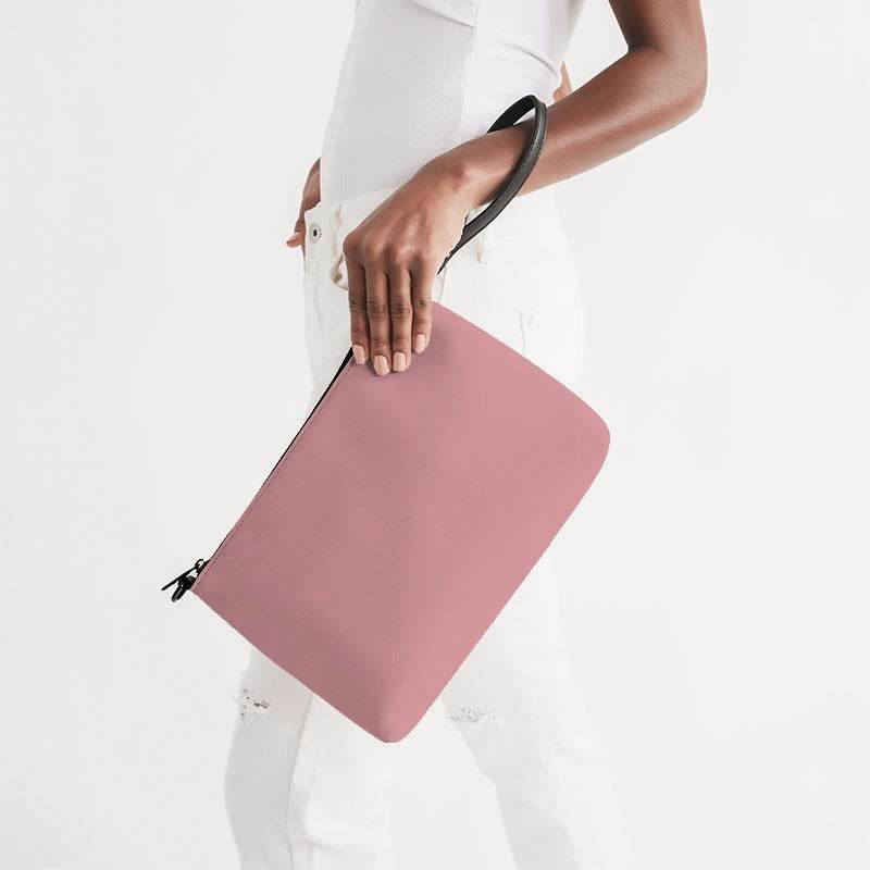 Peony Zip Pouch (RPI2-FM-LG) - Side Holding