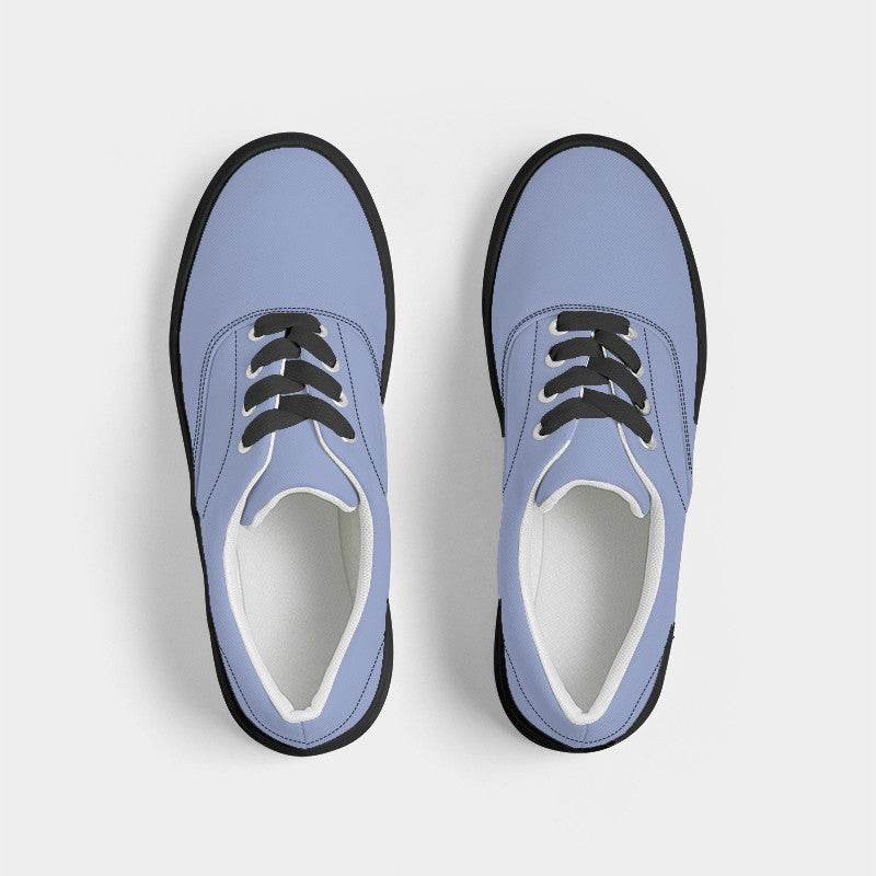 Periwinkle Men's Canvas Sneakers (I-MU-LI) - Top