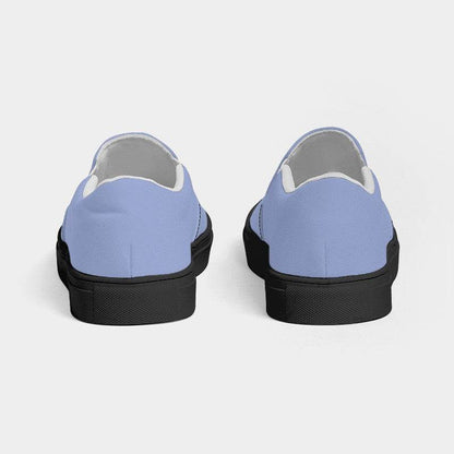 Periwinkle Women's Slip-On Canvas Sneakers (I-MU-LI) - Back