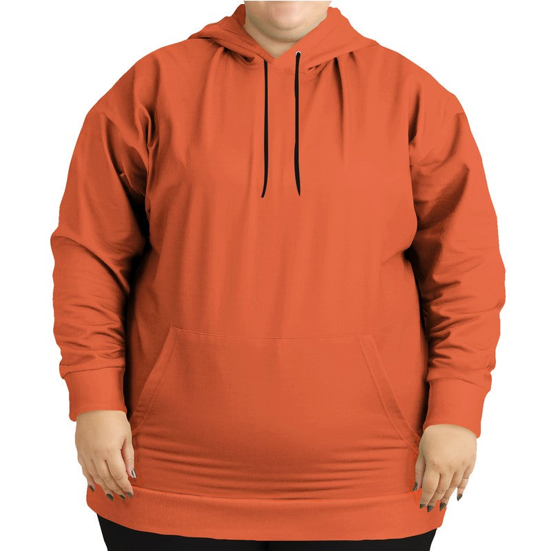 Persimmon Hoodie PLUS (OR3-CL-ME) - Woman Front PLUS