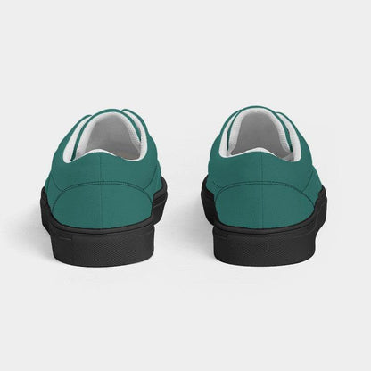 Pine Green Men's Canvas Sneakers (CBG3-ME-DE) - Back