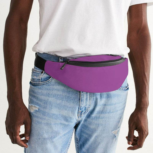 Pink-Purple Belt Bag (M-CL-LI) - Man Front CloseUp
