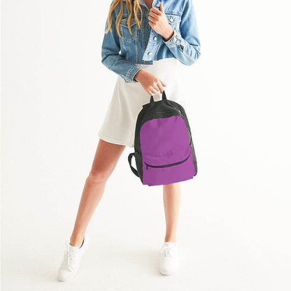 Pink-Purple Canvas Backpack (M-CL-LI) - Woman