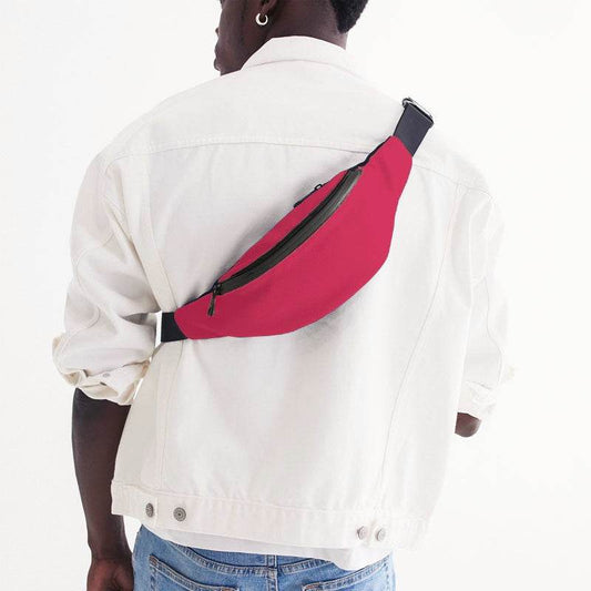 Pink-Red Belt Bag (RPI2-BR-ME) - Man Back