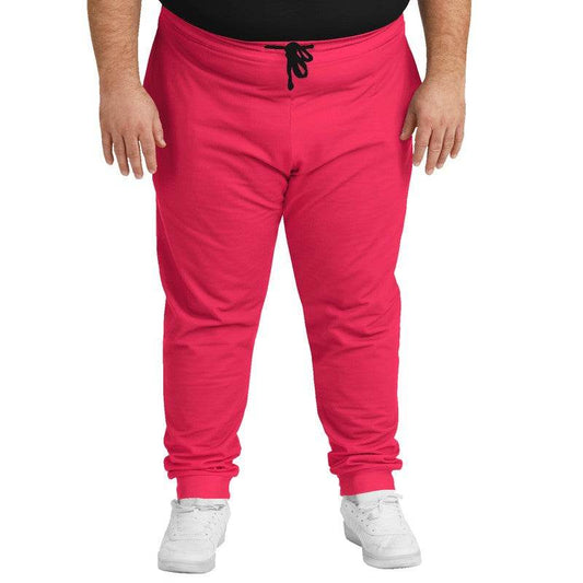 Pink-Red Joggers PLUS (RPI2-BR-ME) - Man Front PLUS