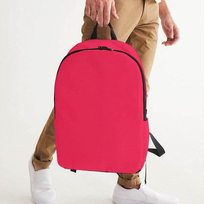 Pink-Red Waterproof Backpack (RPI2-BR-ME) - Man Holding CloseUp