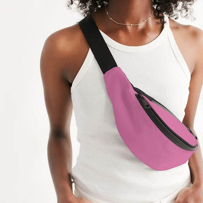 Pink Belt Bag (PIM1-ME-LI) - Woman Front CloseUp