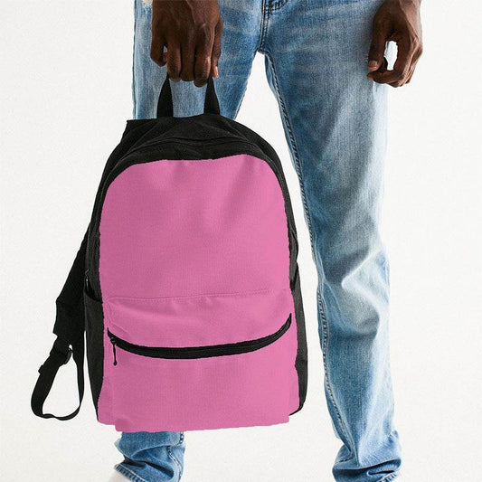 Pink Canvas Backpack (PIM1-ME-LI) - Man Holding