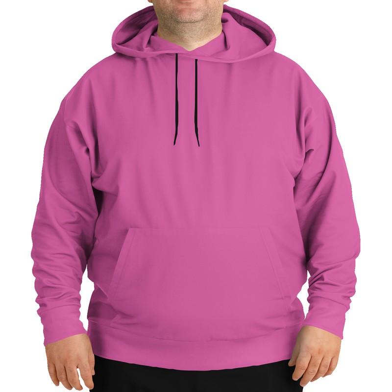 Pink Pullover Hoodie (C10M80Y0K0) - Man Front PLUS