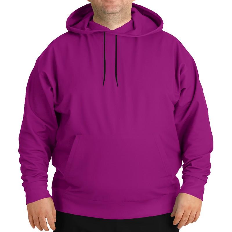 Pink Purple Hoodie (C25M100Y0K30) - Man Front PLUS