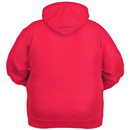 Pink Red Hoodie (C0M100Y75K0) - Ghost Back PLUS