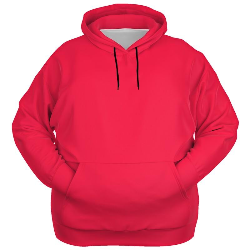 Pink Red Hoodie (C0M100Y75K0) - Ghost Front PLUS