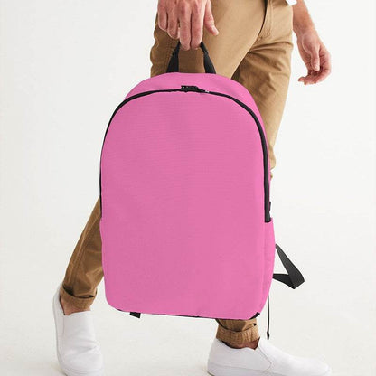Pink Waterproof Backpack (PIM1-ME-LI) - Man Holding CloseUp