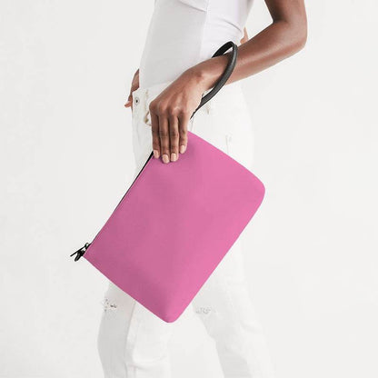 Pink Zip Pouch (PIM1-ME-LI) - Side Holding
