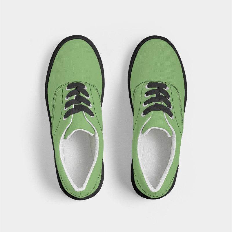 Pistachio Men's Canvas Sneakers (GL2-ME-ML) - Top