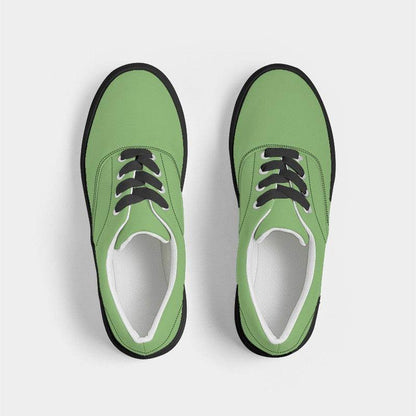 Pistachio Men's Canvas Sneakers (GL2-ME-ML) - Top