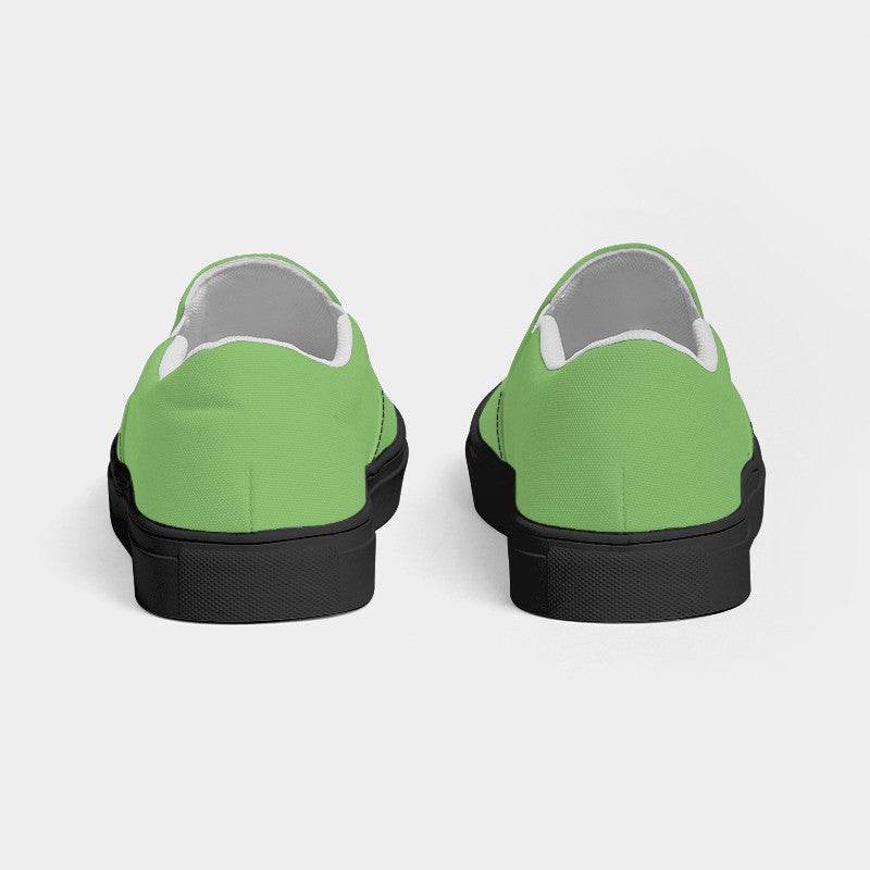 Pistachio Women's Slip-On Canvas Sneakers (GL2-ME-ML) - Back