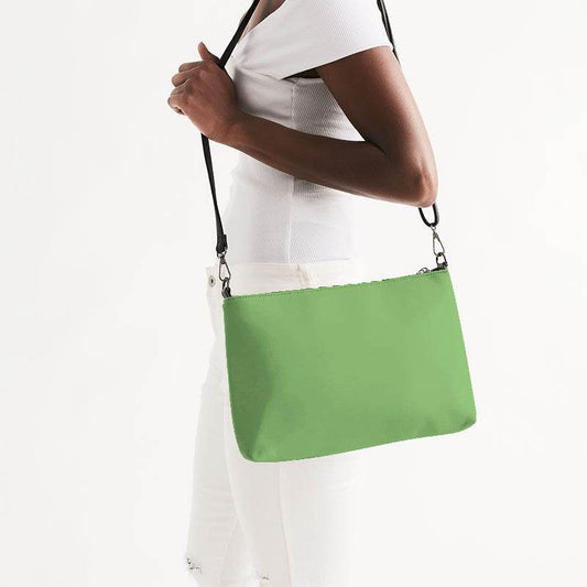 Pistachio Zip Pouch (GL2-ME-ML) - Side CloseUp