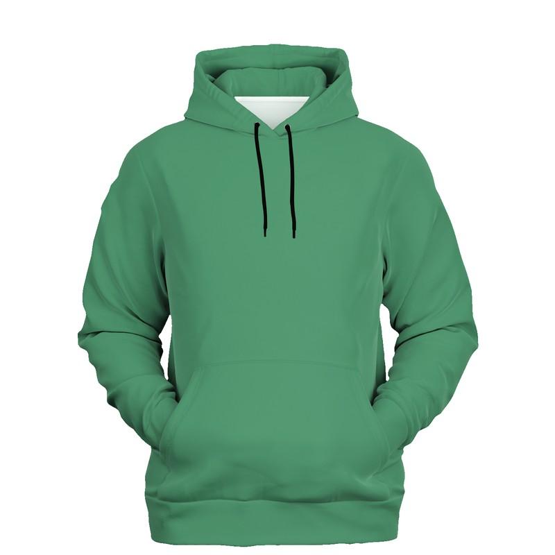 Plain Green Hoodie (C60M0Y60K30) - Ghost Front