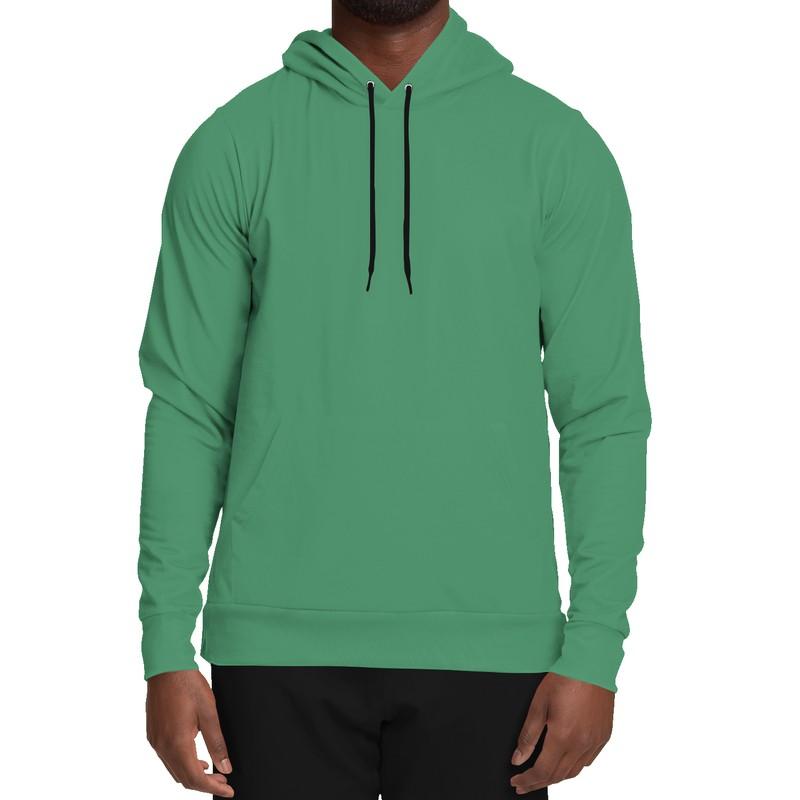 Plain Green Hoodie (C60M0Y60K30) - Man Front