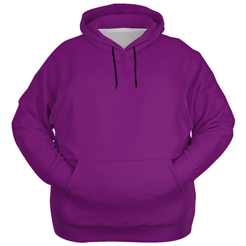 Plain Purple Hoodie (C50M100Y0K30) - Ghost Front PLUS