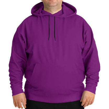 Plain Purple Hoodie (C50M100Y0K30) - Man Front PLUS