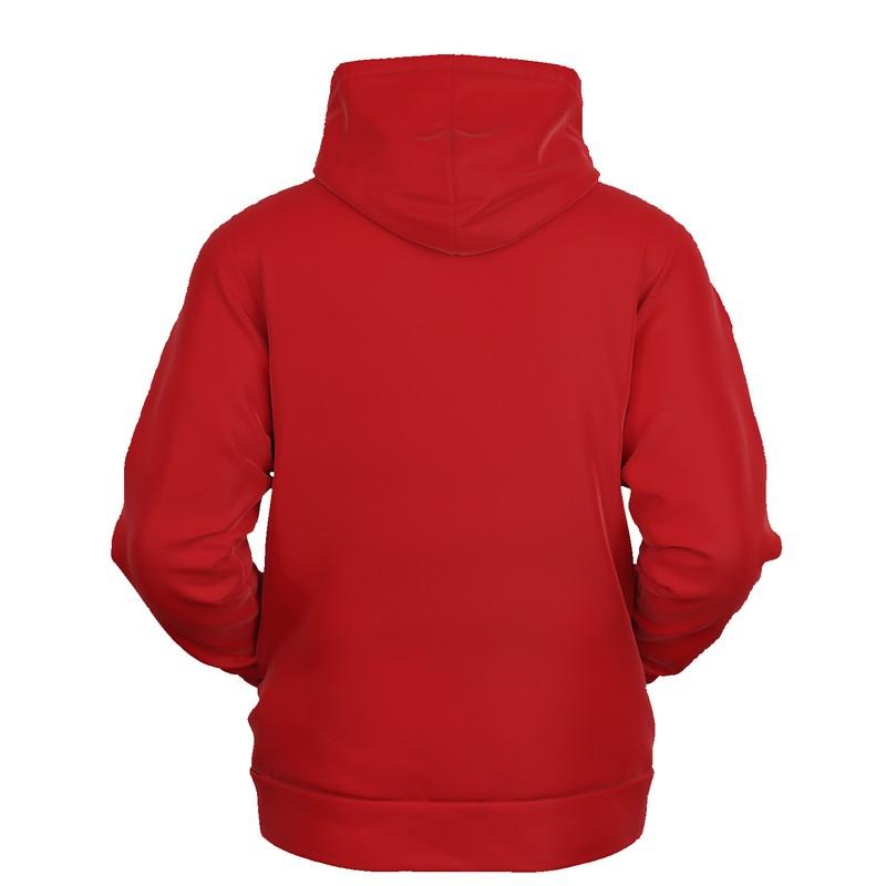 Shops a red hoodie