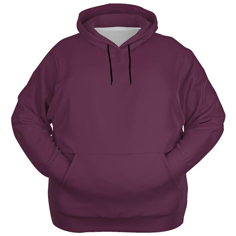 Plum Hoodie (C0M60Y0K80) - Ghost Front PLUS