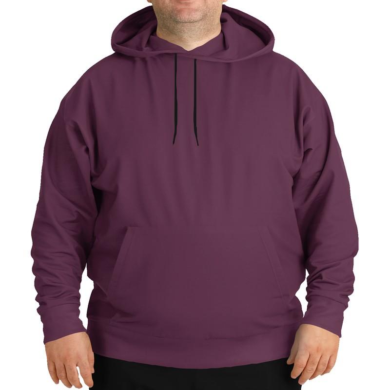 Plum Hoodie (C0M60Y0K80) - Man Front PLUS