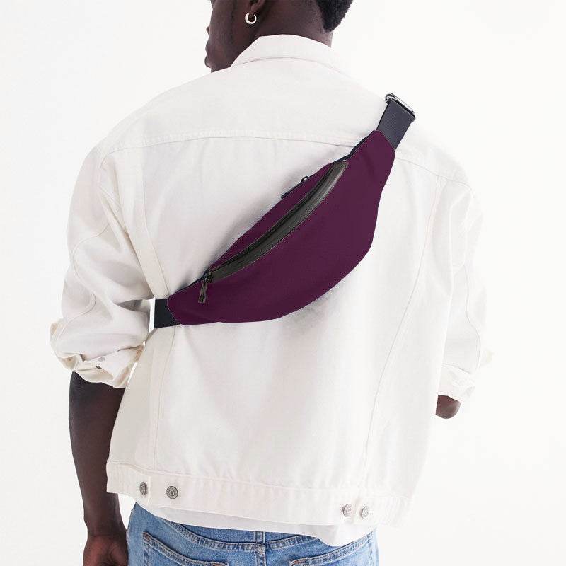 Plum Wine Belt Bag (PIM2-MU-DE) - Man Back