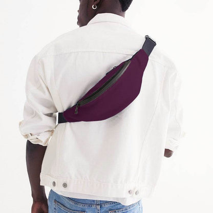 Plum Wine Belt Bag (PIM2-MU-DE) - Man Back