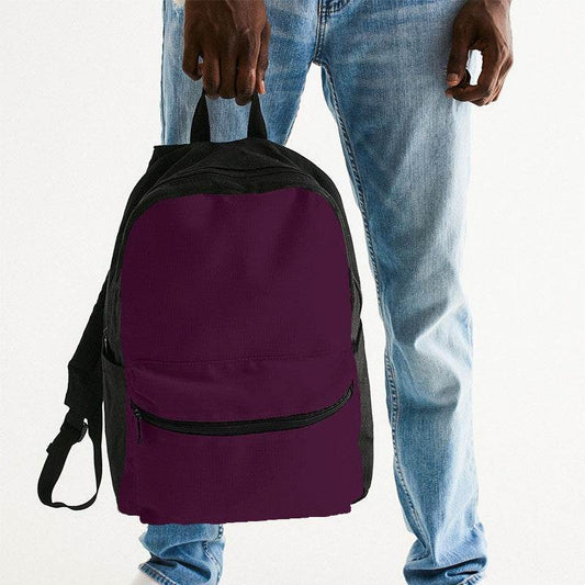 Plum Wine Canvas Backpack (PIM2-MU-DE) - Man Holding