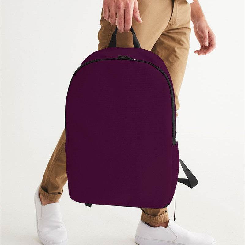 Plum Wine Waterproof Backpack (PIM2-MU-DE) - Man Holding CloseUp