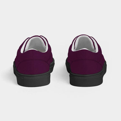Plum Wine Women's Canvas Sneakers (PIM2-MU-DE) - Back