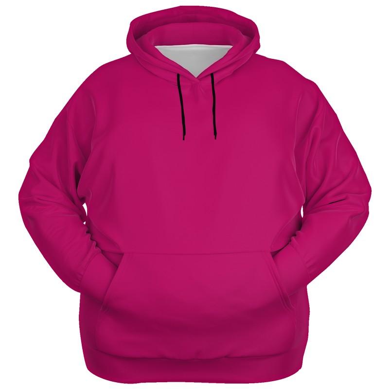 Plus Size Pink Hoodie (C0M100Y25K30) - Ghost Front PLUS