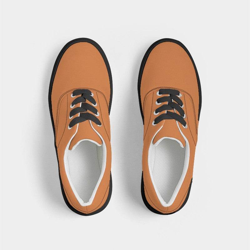 Pumpkin Men's Canvas Sneakers (OR1-CL-ME) - Top