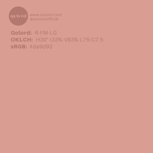 Lightened Fully-Muted Red | R-FM-LG