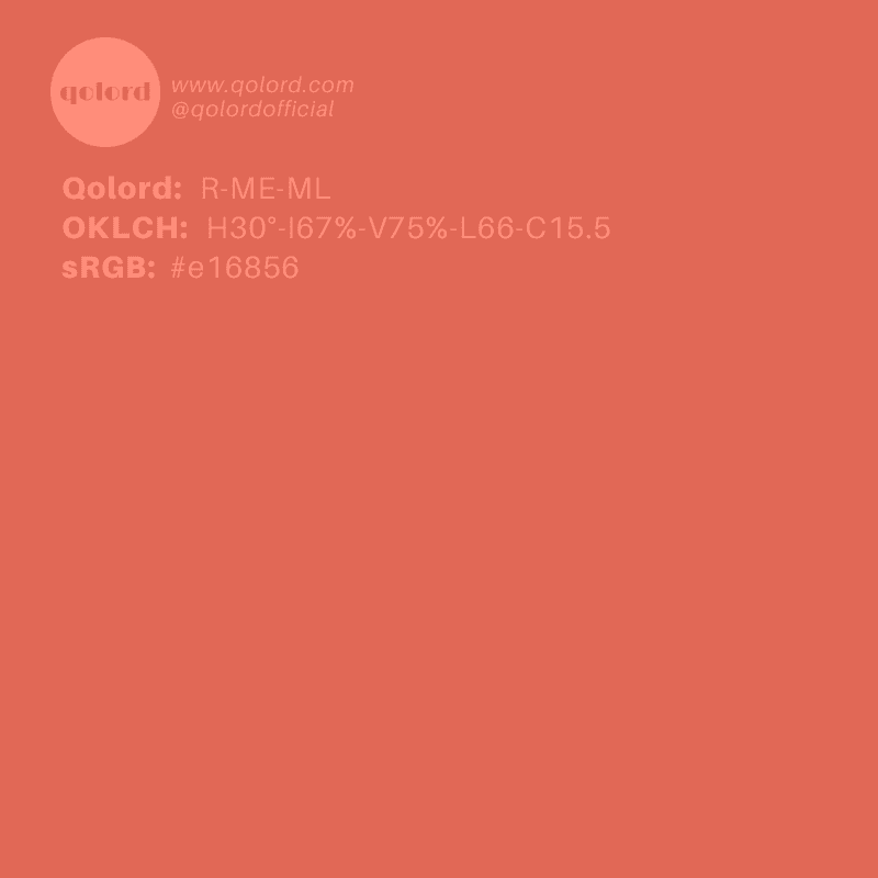 Medium-Light Medium Red | R-ME-ML