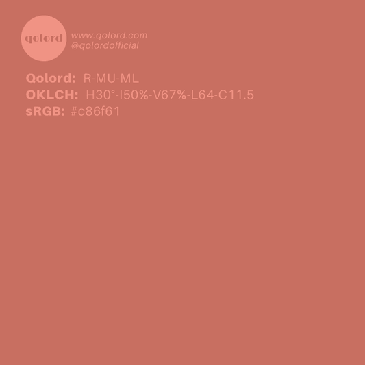 Medium-Light Muted Red | R-MU-ML
