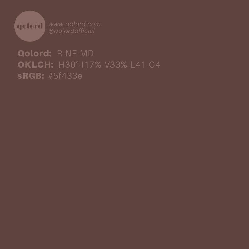 Medium-Dark Neutral Red | R-NE-MD