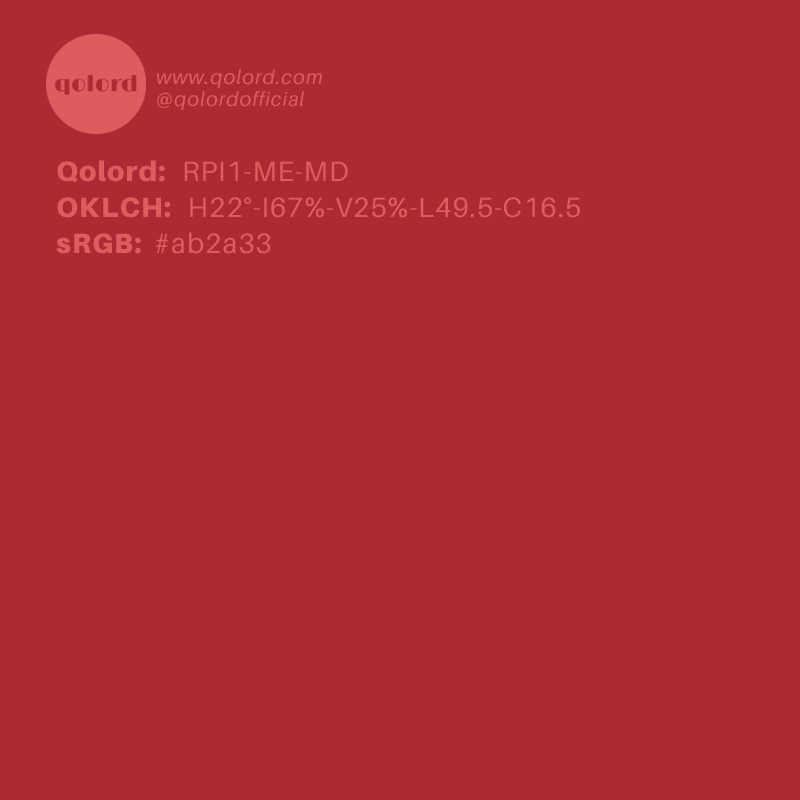 Medium-Dark Medium Red | RPI1-ME-MD