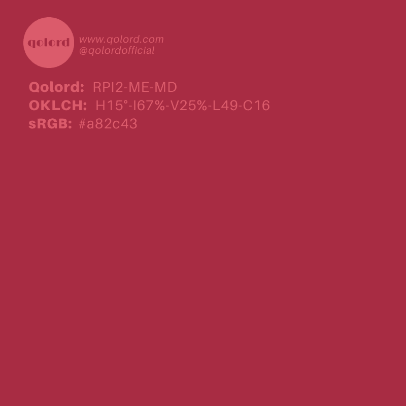 Medium-Dark Medium Red | RPI2-ME-MD