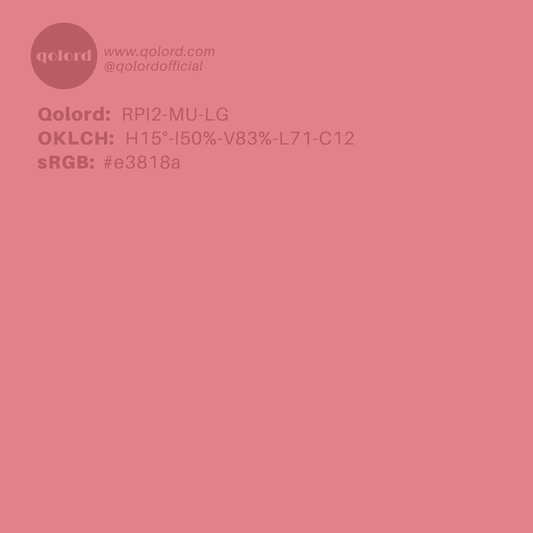Lightened Muted Red | RPI2-MU-LG
